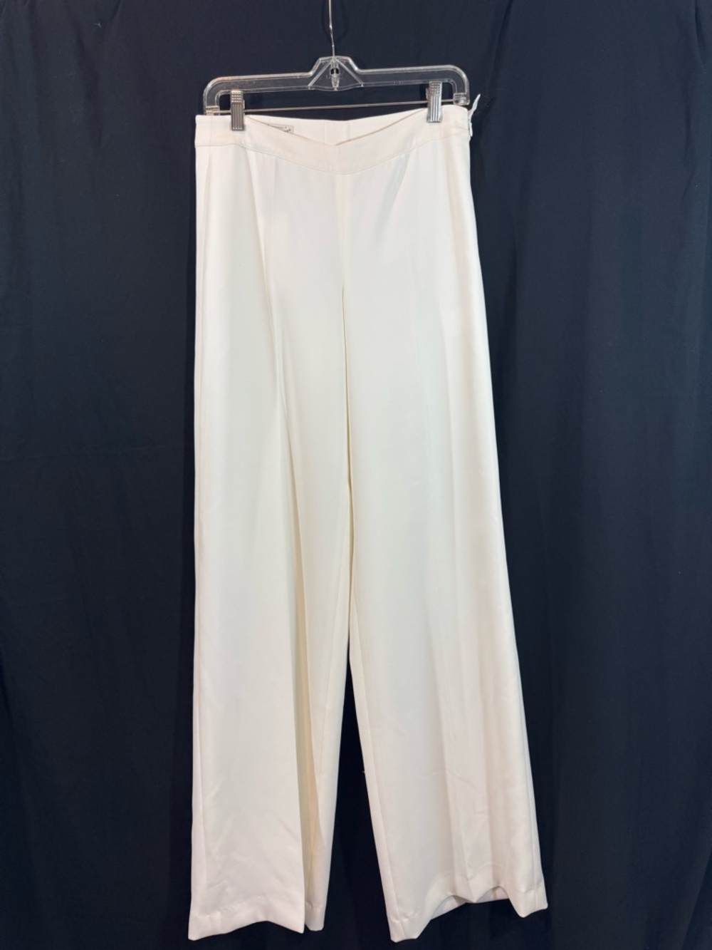 Maison Common Wide-Leg Cream Dress Pants 34